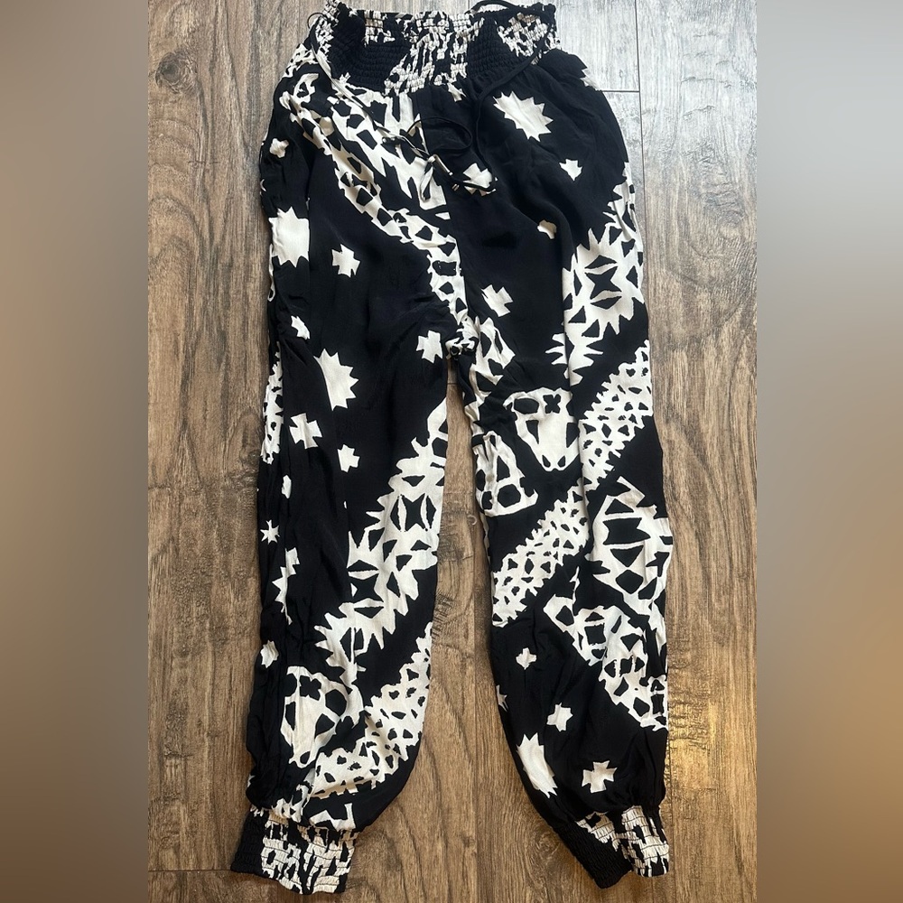 Anthropologie Monochrome Textured Pants